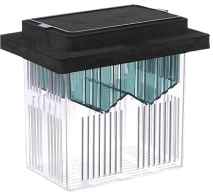 Schwimmender Brutkasten für Aquarien, transparent, sichere Zuchtbox für die Zucht von Fischen, Garnelen, Frittieren und Wasserpflanzen, sicheres Aquarium-Zubehör