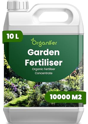 Fertilizzante liquido organico 10L per piante da giardino – vitalità e fioritura ottimale – Organifer