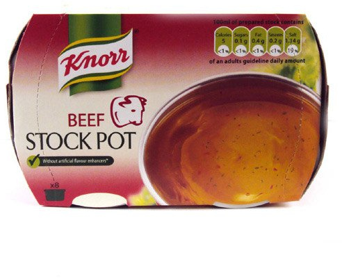 Knorr Rinderbrühe Geltöpfe, 8 Stück, 224 g