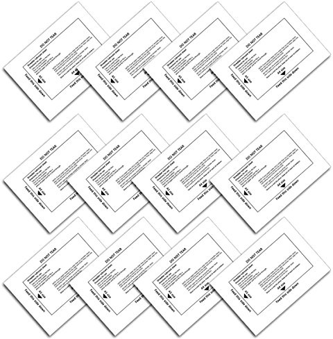 Ansoon Paper Shredder Lubricant Sheets, Shredder Sharpening & Cleaning Sheets, Reduce Jams and Static – Used for Paper Shredders for Home and Office (12PCS)