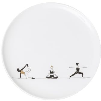 Räder Porzellanteller Geschenkteller 'Yoga' Ø ca. 15,5 cm Design
