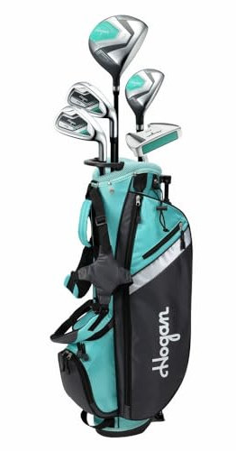 Hogan Golf FTS Junior Girls Golf Clubs Set with Bag, Left Hand Ages 9-12