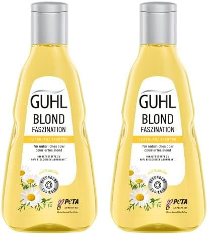 Guhl Blond Faszination Shampoo - Inhalt: 250 ml - Haartyp: blond, blondiert (Packung mit 2)