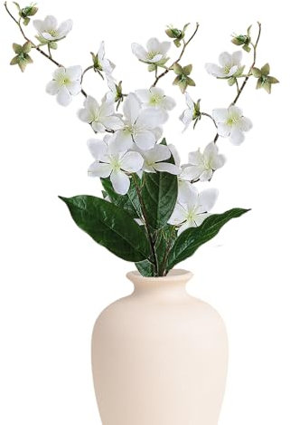 RXMORI 3 Stück Künstliche Delphinium-Blumen, Künstliche Rittersporn-Kunstblumen, 73 cm Lange Stielpflanze, Kunstblumen-Seidenblumensträuße für Zuhause, Vase, H (A)