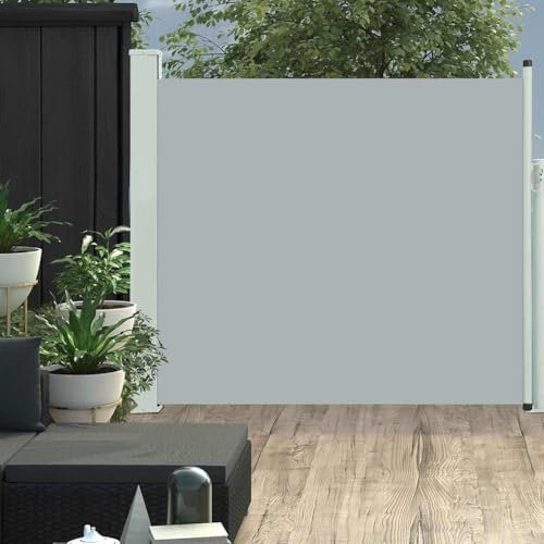 Furniture Select-Patio - Toldo lateral retráctil (100 x 300 cm), color gris