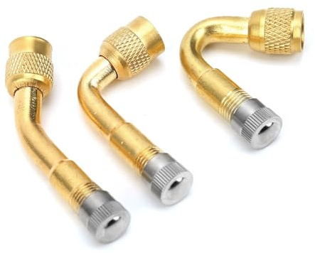 Flaconi 3PCS Ventilverlängerung Auto,autoventil Adapter,45°/90°/135° Winkelventilverlängerung Autoventil Reifenventilverlängerung Winkelventil,Passen für die Meisten Autos,Motorräder,Fahrräder