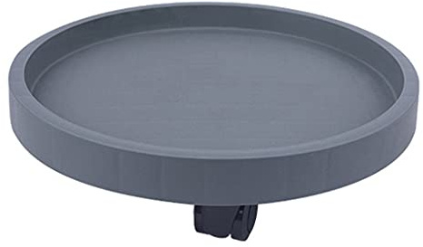 YCZHD Carrello Portavasi,Sottovaso per Piante Mobili Robusti Forma di Piazza in Plastica, Plant Caddy Supporto di Vasi da Fiori con Universali Ruote per Pesanti Piante Alberi(Size:60cm,Color:Grigio)