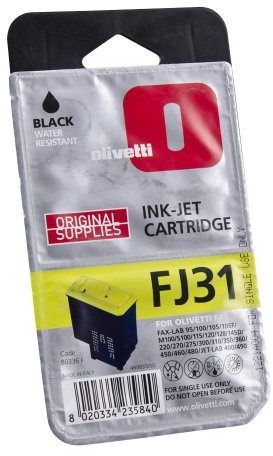 Olivetti FJ31 Drucker-Kartusche für B0336 Faxlab Jetlab, schwarz