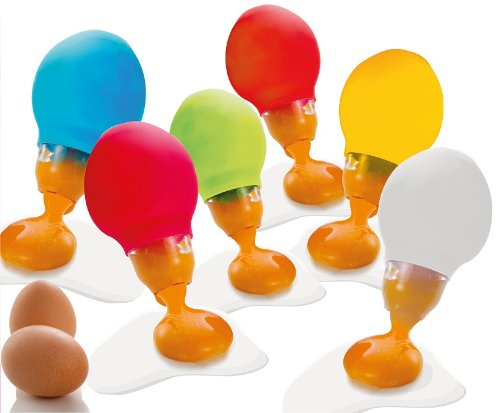 BRANDANI Separatore di tuorlo d'uovo, Polipropilene/Silicone, Multicolore, Taglia Unica