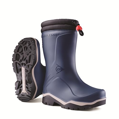 Dunlop Protective Footwear, K354061, Blizzard für Kinder, Blau/Schwarz, Größe 35 EU