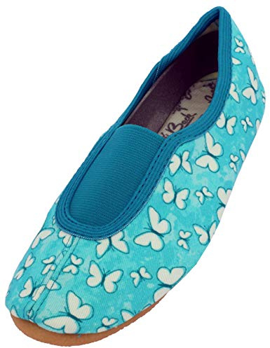 Beck Mädchen Trendy Gymnastikschuhe, Türkis, 33 EU
