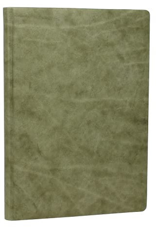 Vera Donna Buchbinderische Papier & Lederverarbeitung Notizbuch in Nappaleder Sauvage im DIN A4-Format, Buchblock kariert