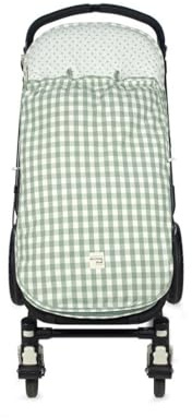 Walking Mum Remy Fußsack für Kinderwagen, universell einsetzbar und kompatibel mit den meisten Kinderwagen, Grün, 36358, 1,0 Stück