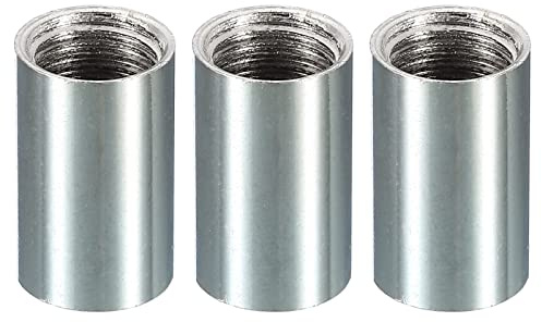 PATIKIL Thread Reducing Nuts, 3 Pack M10 Male to 1/4-20 Fine Thread Female Pipe Fitting Adapters Sleeve Reducer Gooseneck Hose Adapter for Lamp Connector