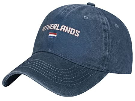 452 Damen Herren Baseball Kappe Mütze Niederländische Flagge Cooler Niederländer Baseball Kappen Baumwolle Visier Hut Atmungsaktiv Angeln Hüte Für Angeln Reisen Kletter