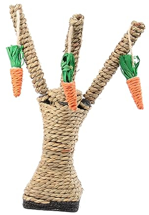ABOOFAN Cat Tree Kratzbaum Mit Hängenden Karotten Klettergerüst Für Katzen Für Mehrkatzenhaushalte Schützt Möbel Und Sorgt Für Spielspaß