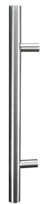 METALUSTIC Stangengriff Stoßgriff 300/400 MM, Edelstahl Stangengriff, Türgriff, Stossgriff für Haustür, verschiedene Größe