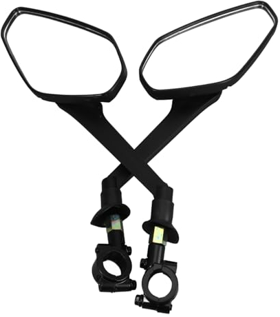 KOMBIUDA Fahrradlenker Spiegel Mit Rückspiegel Für Fahrräder Klare Und Weite Sicht Aus Material Sicher Für Outdoor Fahrradfahren
