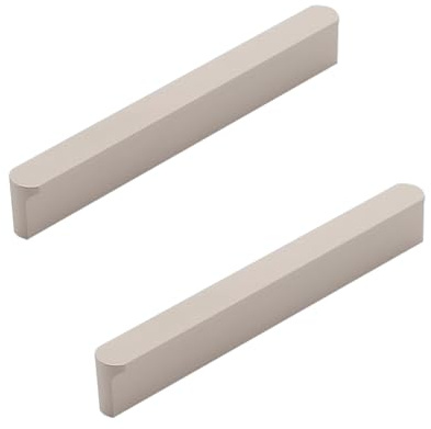 Möbelgriff Beige, 2 Stück Möbelgriffe Aluminiumlegierung Möbel Griffe | Möbelgriffe Beige Eloxierte Küchengriffe Lochmitten: 96-960mm Schrank Türgriffe Küche Griffe für Küchenschränke 96mm/3.8in