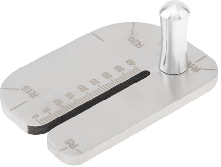 Smgda Placa de ayuda para perforar costuras de cuero, placa de acero inoxidable para perforar costura de cuero para manualidades, cincel de cordones de diamante o pinchar Iron Aid Mate