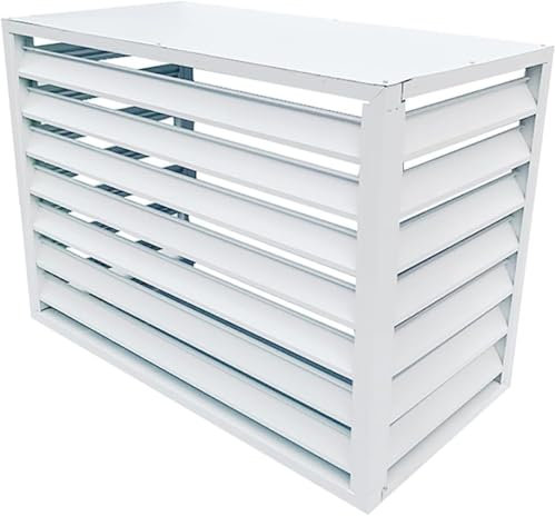 Klimaanlage Abdeckung Aluminium Blumenständer Draußen Dekorativer Garten Außengeräte Korrosionsschutz Dekorativer Bildschirm Klimaanlage Sichtschutz Zäune Jalousien Design Verdecktes Klimagerät (