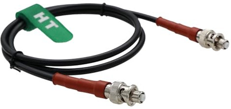 HangTon Cavo ad alta tensione 5kV 5000V SHV RP-BNC per pompa a ioni sonda di prova, connettore coassiale, 1m