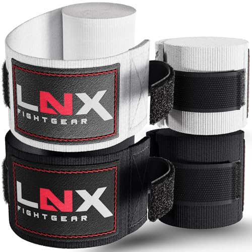 LNX Boxbandagen Doppelpack 2,5 3,5 oder 4,5m - Profi Bandagen für Boxen Kickboxen Muay Thai MMA UVM 250 350 450cm