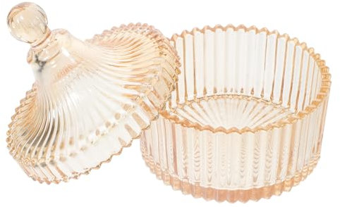 EXAOMBLE Frascos De Boticario Porta Hisopos Tarro Dulces Organizador Maquillaje