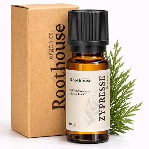 Roothouse-Organics 100% naturreines ätherisches Zypressenöl