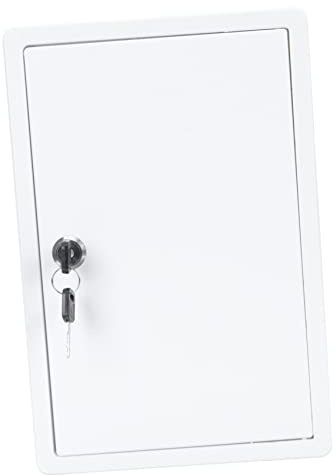 SHINEOFI Caja de Leche de Plástico Montada Pared con Cerradura Simple para Entregas Exteriores y Almacenamiento Casa