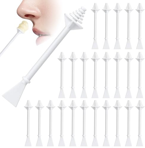 150 Pcs Nose Wax Sticks Dual-End Waxing Sticks 2-in-1 Nasal Wax Spatulas