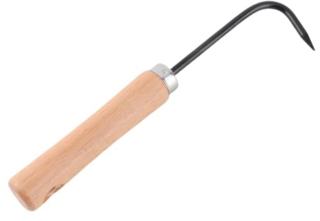 KIMISS Weeder Manual de Gancho de Desmalezado de Jardín con de Madera - Cultivador de Excavación Al Aire Libre para Desmalezarse, Aflojar el Suelo y Aireación (Colores Variados)