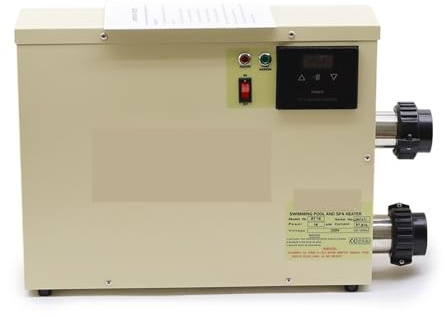DIGNIFE Pool Heater, 18kw Water Heater For Swimming Pool & Bathtube Thermostat Waterproof Touch Screen(220)