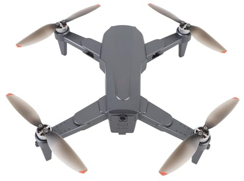 Asixxsix Drone con Fotocamera 4K, Doppia Lente ESC, Motore Brushless 30 Minuti Tempo di Volo 2000m Trasmissione Evitamento Ostacoli Ritorno GPS con Telecomando LCD (1 batteria agli ioni di litio da