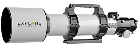 Explore Scientific 102 mm Triplet APO Teleskop mit FCD-100 Glas, f/7, HEXAFOC Auszug, ideal für Astrofotografie & Reisen