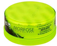 Morfose Matte Hair Styling Wax 150ml,Edge Control,Ultra Hold for Men & Women, Hair Wax, Hair Powder, Pomade & Clay for Styling (Matte Effect)