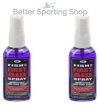 Better Sporting 2 x Fishing Antiseptic Fish Aid Spray Antibacterial First Aid Spray Carp Coarse 50ml