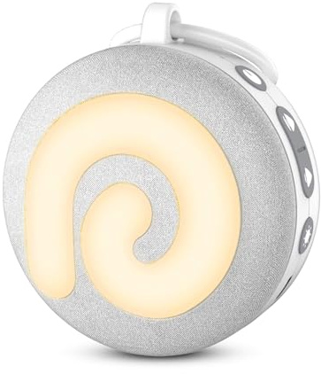 Dreamegg D11, Portable White Noise Machine Baby, with Night Light, Grey | Sound Machine with 21 Soothing Sounds, USB Rechargeable, Child Lock, Timer or Continuous, Ideal for Baby, Kids, Adults Gift