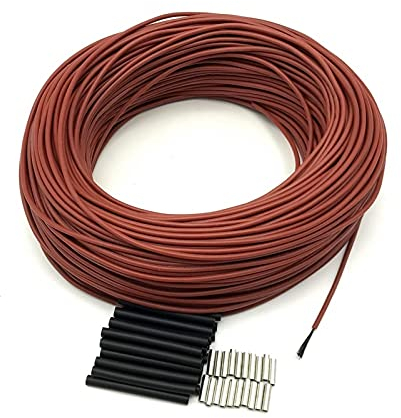 XXDONG Lxrzls. Kostengünstiges Kohlenstoff-Warm-Boden-Kabel-Kohlefaserheizungsdraht elektrische Hotline-Infrarot-Heizkabel (Size : 100m)