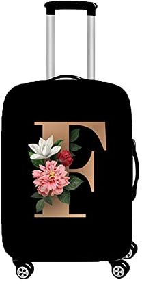 Surwin 3D Reise Kofferschutzhülle Waschbare Reisetasche Kofferbezug Elastisch Kofferhülle Gepäck Cover Reisekoffer Hülle Schutz Bezug Schutzhülle (XL (30-32 Zoll),F)