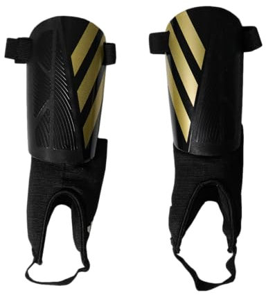 adidas Unisex-Kids Tiro Match Schienbeinschutz, Schwarz/Gold Metallic/Weiß, Größe L