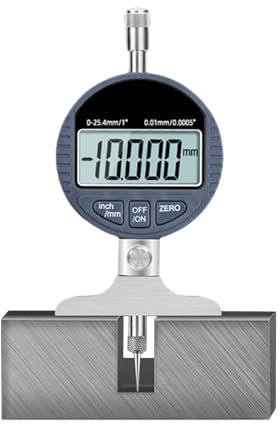 Tiefenmesser, digital, elektronisch, 0,5/1 Zoll Messbereiche, Zifferblatt, Tiefenmesser, Basiszubehör, Tiefenmesser