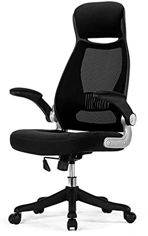 Bürostühle für Zuhause Ergonomischer Bürostuhl Schreibtischstühle Computerstühle mit hoher Rückenlehne Netz-Arbeitsstuhl mit verstellbarer Kopfstütze und Sitzhöhe Schreibtischstuhl für Schlafzimmer