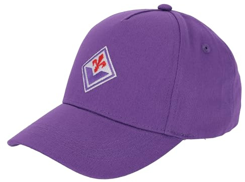 Only4fan SRL Cappello con Visiera ACF Fiorentina Prodotto Ufficiale Cappellino da Baseball Unisex-Bambini e Ragazzi