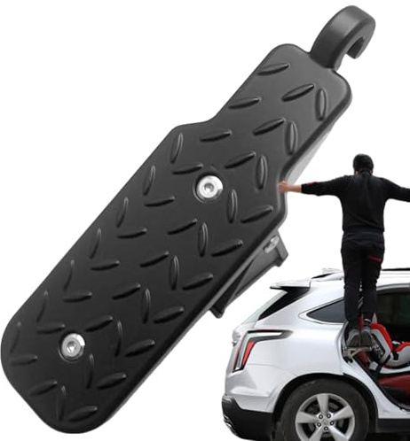 Multifunktionaler faltbarer Autodachträger, Autotürstufe, Riegelhaken, Hilfsfußpedal, Türstufe für Autodachzugang – kompaktes verstellbares Anti-Rutsch-Pedal aus Metall für Türriegel
