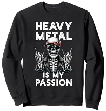 Hard Rock Festival Männer Damen Pommesgabel Heavy Metal Sweatshirt