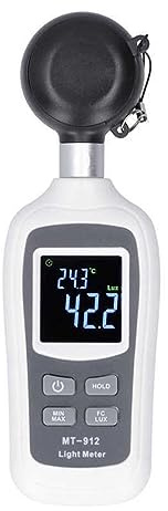 Luxmetro, Misuratore Di Luce Digitale Portatile LCD Mini Luxmetro Luminometro Fotometro 0-200K Lx Spettrometro Portatile