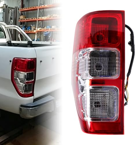 ZEALfix Piloto Trasero Luz Trasera Izquierdo para Ford Ranger T6 PX MK1 MK2 MK3 2011-2022 Faro Trasero Lado Conductor Lámpara Trasera Montaje