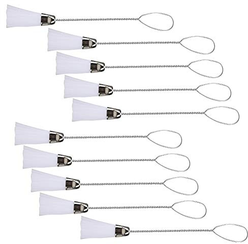 Generic Universal Rengöringsborsteset i Nylon för Symaskin - 10-pack Borstsats för Rengöring Av Ludd på Spolfodral, Dator, Tangentbord - Perfekt för Gör-det-själv-entusiaster och Sömmerskor