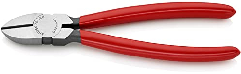 KNIPEX Pince coupante de côté gainées en plastique 180 mm, 70 01 180 EAN
